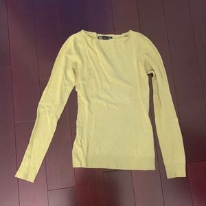 Lime green light knit sweater from Zara